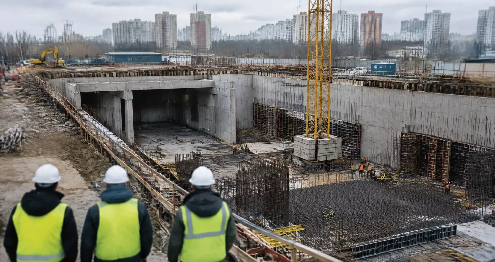 Метростроители начали возводить два вестибюля станции «Остров Мечты» на юге Москвы