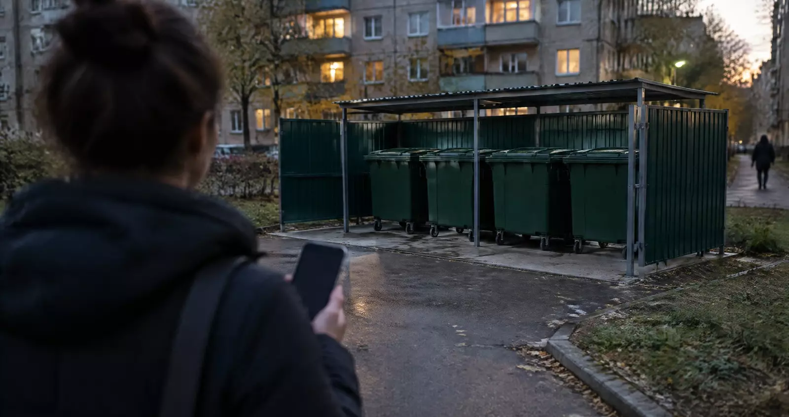 Мошенники выманивают данные россиян под видом установщиков ограждений для мусорных баков