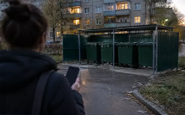 Мошенники выманивают данные россиян под видом установщиков ограждений для мусорных баков