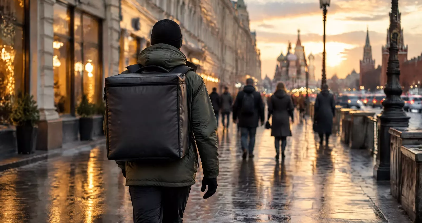 Пешие курьеры в Москве получают более 7 тыс. рублей за смену